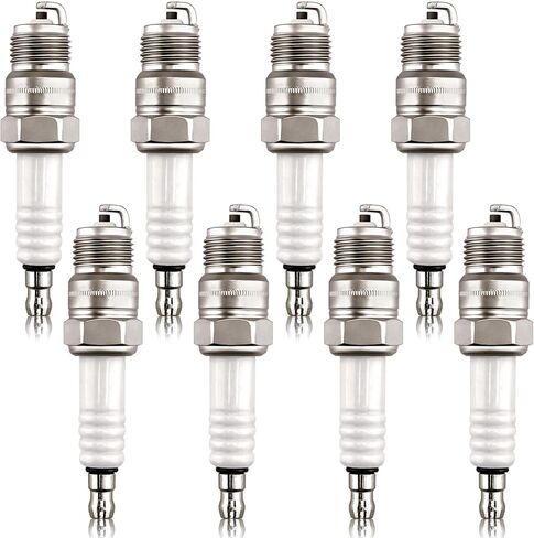 Pack of 8, CR43TS (5614029) Spark Plugs Compatible with Ford F100 F150 F350, for Mustang Bronco, for GMC Yukon Safari, for Chevy Tahoe, for Blazer C/K1500 2500 3500 4.3L 5L 5.7L 5.8L 7.4L in Kuwait