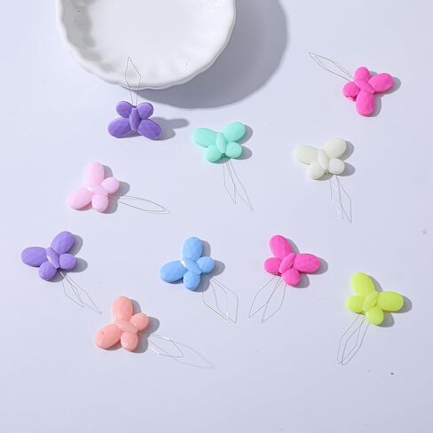 Mabor 40 PCS Butterfly Needle Threaders, Sewing Needle Threader Tool with Steel Wire for Embroidery Floss, Hand Sewing, Crafting - 8 Colors in Kuwait