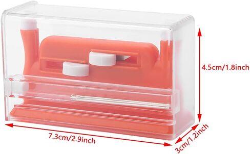 Compact Needle Threader for Sewing Machine, Automatic Hand Sewing Tool with Double Hole Design, Portable Plastic Threader for DIY Craft, Embroidery, Cross Stitch, and Quick Needle in Kuwait