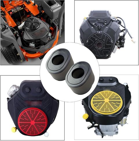 2-Pack 180100109-0001 Engine Air Filter Replacement for Loncin LC2P77F, LC2P82F, LC2P80F 764CC, 802CC, Sina GV760, GV800, Husqvarna HV764 V-Twin Engine Ride Mower Parts, Replaces 1801001090001 in Kuwait