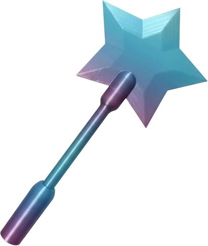 Xihongshi Magic Fairy Fairy Wand Credit Card Holder, Fairy Wand Credit Card Holder - 3D Printed Tap to Pay-Contactless Payment Holder, A Simple and Fun Contactless Payment Method (Blue gradient) in Saudi Arabia