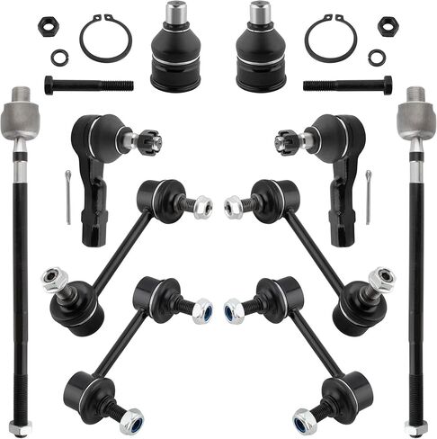 BOXI (Set of 10) Front Rear Sway Bar Links + Inner Outer Tie Rods + Lower Ball Joints Fit for Mazda 626 MX-6 for Ford Probe 1993 1994 1995 1996 1997 | Replace K9615 ES3197 EV295 K90108 K90109 K80243 in Kuwait