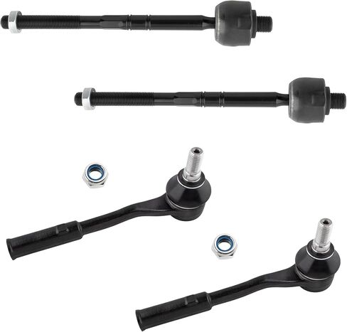 ES80978 EV80975 Front Suspension Inner & Outer Tie Rod End Links for Mercedes-Benz CL500 CL600 S430 S500 S600 SL500 SL550 SL600, CL55 CL65 S55 S65 SL55 SL63 SL65 AMG, Pack of 4 in Kuwait
