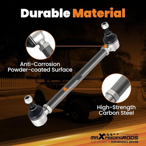 قضبان ربط التوجيه من maxpeedingrods لماراثون الحائز على ميدالية EZ-GO TXT 1994.5-2001.5، 70074-G01، 70074-G02 in Kuwait
