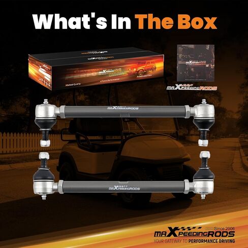 قضبان ربط التوجيه من maxpeedingrods لماراثون الحائز على ميدالية EZ-GO TXT 1994.5-2001.5، 70074-G01، 70074-G02 in Kuwait