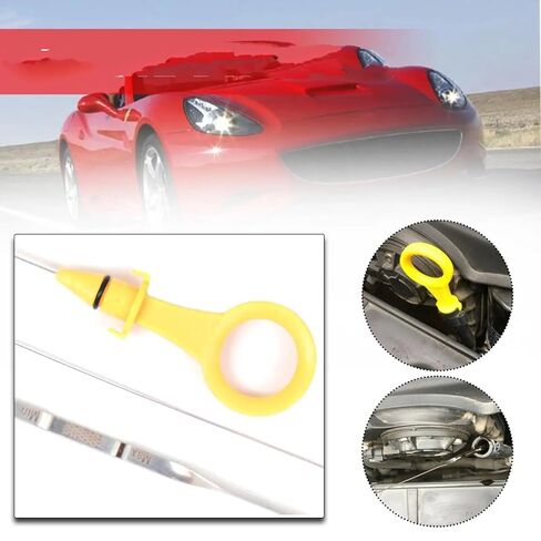 مقياس مستوى زيت السيارات متوافق مع A4 2009 2010 2011 2012 2013 2014 2015 2016 2017 2.0T أداة قياس مستوى زيت المحرك OEM 06H115611E in Kuwait