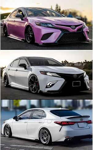 Window Visors Compatible with 2018 2019 2020 2021 2022 2023 2024 Toyota Camry Sedan, Rain Guards Sun Shields Window Deflector, Tape-On Mugen Style, 4PCS in Saudi Arabia