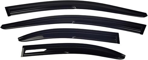 4PCS Window Visors for 2008-2017 Mitsubishi Lancer, Rain Guards Sun Shields Window Deflector, Side Window Deflectors, Tape-on, Mugen Style in Saudi Arabia