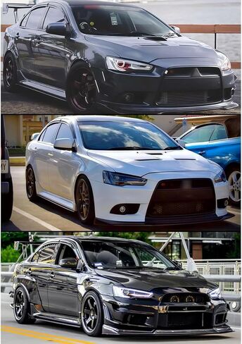 4PCS Window Visors for 2008-2017 Mitsubishi Lancer, Rain Guards Sun Shields Window Deflector, Side Window Deflectors, Tape-on, Mugen Style in Saudi Arabia