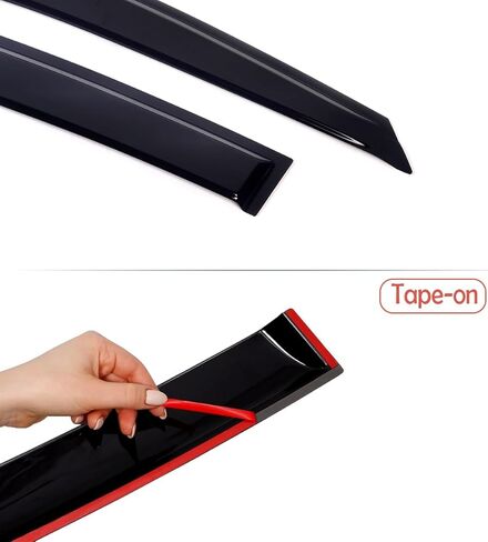 Window Visors Compatible with 2020 2021 2022 2023 2024 2025 Mazda CX-30, Rain Guards Sun Shields Window Deflector, Tape-On Style, 4PCS in Saudi Arabia