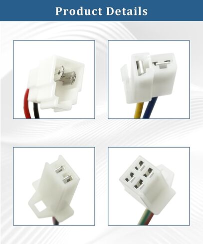 4 Wire Throttle Connector -7 Connectors-24V Controller Fits for Razor E200 V24+, E300 V20+, MX350 V33+, Pocket Mod V45+ Replaces W13113601015 ZK2430-D-FS-ROHS in Saudi Arabia