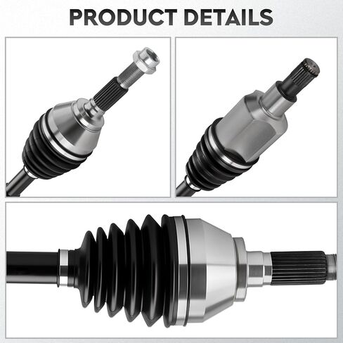 NEW Front Left CV Axle Shaft Assembly 4WD fits for Chevrolet Blazer 4.3L 1997-2005, for Chevy S10 97-04, Fits for GMC Jimmy 97-01, for Sonoma 97-04, for Isuzu Hombre 98-00, 2.2L 4.3L, Driver Side in Kuwait