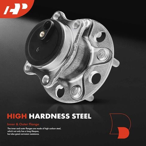 A-Premium 2 x Rear Wheel Bearing and Hub Assembly with 5-Lug Compatible with Mitsubishi Lancer 2008-2009, FWD Only in Kuwait