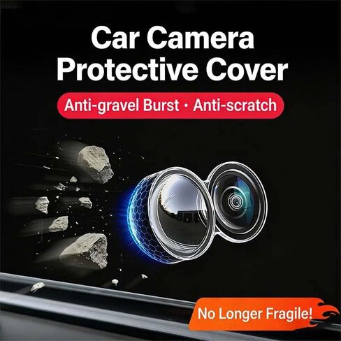 2 Pack EV Camera Lens Guard Front and Rear Car Camera Lens Protector Anti-Scratch Protective Cover for Tesla Cybertruck Model Y Juniper Model S Model 3 Electric Vehicle Continuous Autopilot in Saudi Arabia