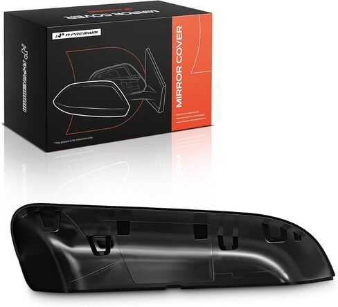 A-Premium Driver Side Rearview Mirror Cover Cap - Compatible with Ford F-150 F150 2009-2014 - Textured Black in Kuwait