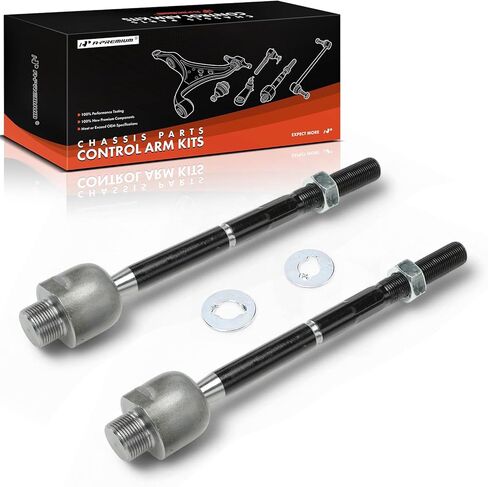 A-Premium 2 x Front Inner Tie Rod Ends, Compatible with Dodge Durango 2000-2003, Dakota 2000-2004, 4WD in Kuwait