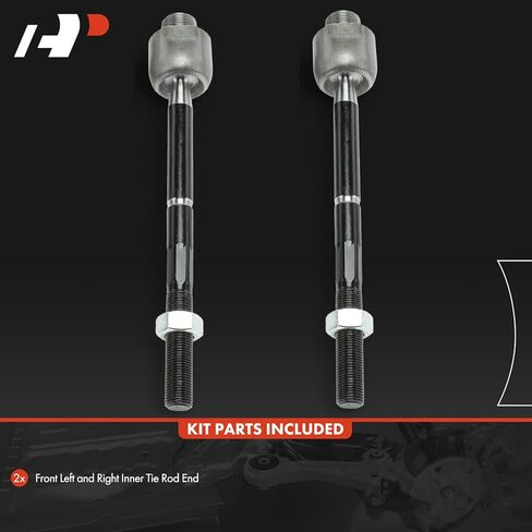 A-Premium 2 x Front Inner Tie Rod Ends, Compatible with Dodge Durango 2000-2003, Dakota 2000-2004, 4WD in Kuwait