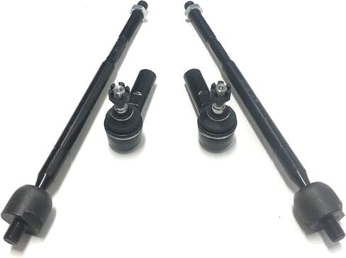 4 Pc Suspension Kit Inner Outer Tie Rod Ends ES2382 EV303 Compatible with 1993-2002 Chevrolet Prizm Toyota Corolla RAV4 Geo Prizm - PartsW in Kuwait