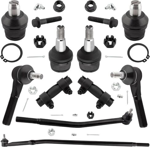 10Pc Front Tie Rod End Adjusting Sleeves Ball Joint Center Link Fit For Ford E-150 Club Wagon 2003-2004, E-150 Econoline Club Wagon 1992-2002 ‎K8611 K80196 DS1288 DS1286 ES3203 ES3342 ES2079S in Kuwait