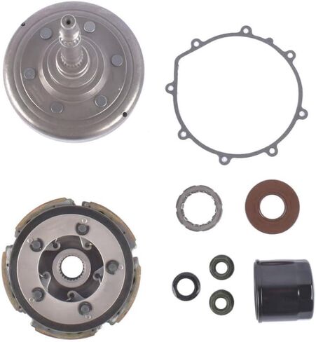 Wet Clutch Pad Shoe Drum Housing One Way Gasket Compatible With HiSUN HS 400 UTV ATV Carb 21210-F12-0000 in Saudi Arabia