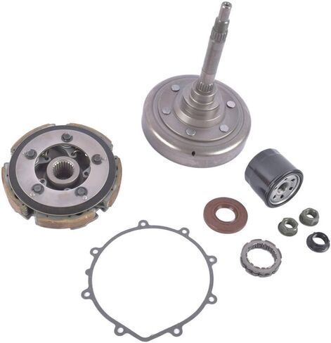 Wet Clutch Pad Shoe Drum Housing One Way Gasket Compatible With HiSUN HS 400 UTV ATV Carb 21210-F12-0000 in Saudi Arabia