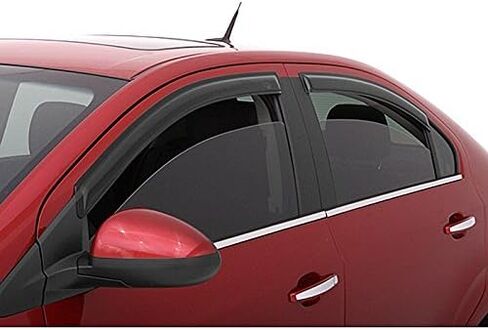 4pcs Front + Rear Smoke Sun Rain Guard Vent Shade Window Visors Compatible with 02-06 Altima in Kuwait