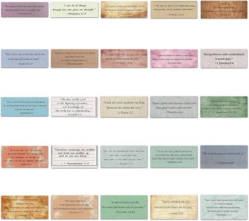 120pcs Bible Verse Stickers, 50 Unique Repeated Designs Vintage Typewriter Inspirational Decals, Christian Scripture Stickers for Bible Study Scrapbooking Water Bottle Laptop in Saudi Arabia
