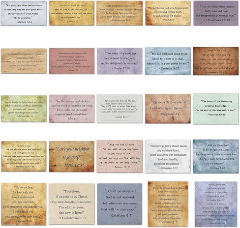 120pcs Bible Verse Stickers, 50 Unique Repeated Designs Vintage Typewriter Inspirational Decals, Christian Scripture Stickers for Bible Study Scrapbooking Water Bottle Laptop in Saudi Arabia