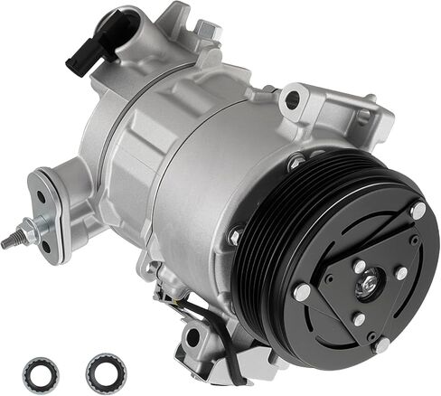 AEagle AC Compressor with Clutch Air Conditioning Fit for 2016-2018 Fiat 500X 1.4L 2.4L, for 2015-2021 Jeep Renegade 2.4L in Kuwait