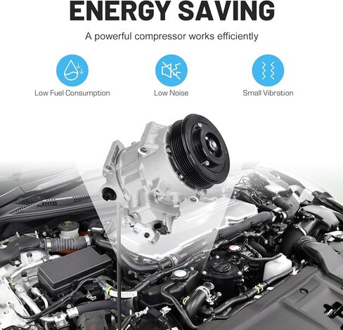 ILONPA New AC Air Conditioning Compressor with Clutch and Component Kit for Toyota Camry L4 2012 2013 2014 2015 2016 2017 2.5L (NOT for Hybrid Models), for Toyota RAV4 2.5L 2009-2012, for KT4686 in Kuwait