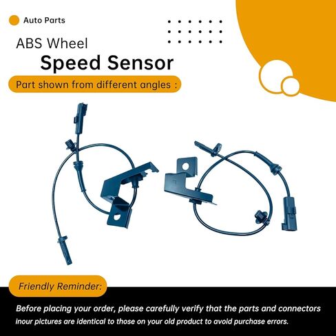 2Pcs Front Left and Right ABS Wheel Speed Sensor Compatible with 2013-2019 Ford Fusion, 2013-2015 Lincoln MKZ – Replaces DG9C2C205AD, DG9C2C204AD, ALS2596 in Saudi Arabia
