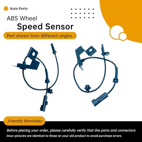2Pcs Front Left and Right ABS Wheel Speed Sensor Compatible with 2013-2019 Ford Fusion, 2013-2015 Lincoln MKZ – Replaces DG9C2C205AD, DG9C2C204AD, ALS2596 in Saudi Arabia