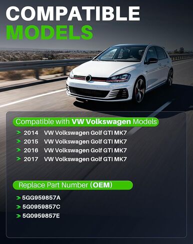 Master Power Window Switch Fits for VW Volkswagen Golf GTI MK7 2014-2017, Front Driver Side Control Windows, Replaces 5GG959857A, 5G0959857C, 5G0959857E in Saudi Arabia