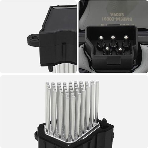 AISIN AFTERMARKET BMRBM-00081 HVAC Blower Motor Resistor Kit - Compatible with BMW 320i, 323i, 325i, 328i, 330i, 323Ci, 325Ci, 325xi, 328Ci, 330Ci, 330xi, M3, 525i, 528i, 530i, 540i, M5, X3, X5 in Kuwait