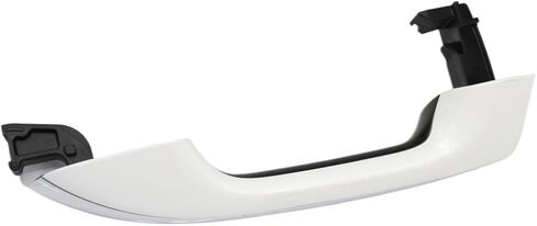Door Outside Handle Left Driver Side Compatible for Kia Optima 2016-20 82651D5000 Pearl White(82651D5000) in Saudi Arabia