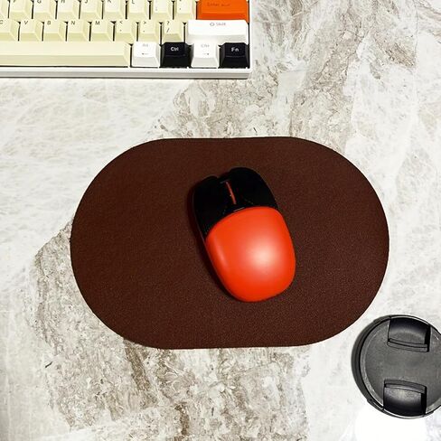Leather Mouse Mat Desk Pad - Computer Mouse Pad Sleek Solid Design Mousepad Waterproof Perfect for Home Offices, Laptops Blue in Kuwait