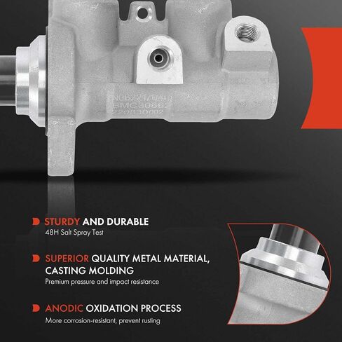 A-Premium Brake Master Cylinder Compatible with Nissan Vehicles - Versa 2010-2011 L4 1.6L - Replaces# D6010-EL01A, D6010-EL01B in Kuwait