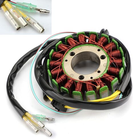 ملف الجزء الثابت من بروس آند شارك المولد المغناطيسي 18 أقطاب مناسب لهوندا XR 250 L XR250L 1991-1996 in Kuwait