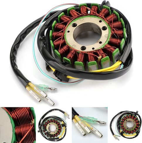 ملف الجزء الثابت من بروس آند شارك المولد المغناطيسي 18 أقطاب مناسب لهوندا XR 250 L XR250L 1991-1996 in Kuwait