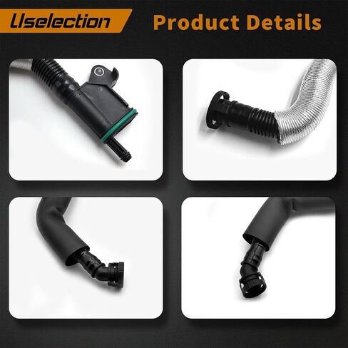 06J103221 Oil Separator Valve Breather Hose Tube Compatible with Beetle Cabrio Passat CC Tiguan A3 Q3 TT Replaceable 06J103221A 06J103213D 06J103213B 06J103213E in Saudi Arabia