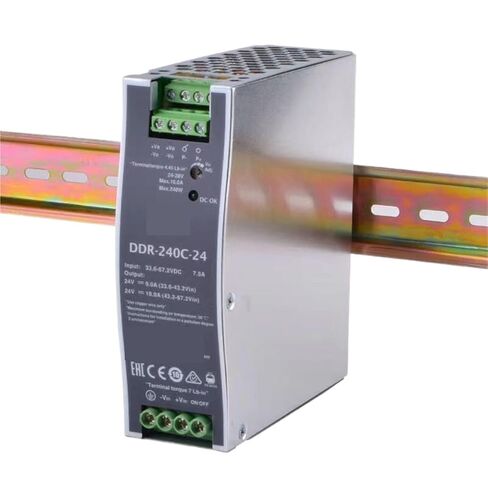 1pcs DDR-240C-24 24V 10A Switching Power 240W DIN Rail Type DC-DC Converter in Saudi Arabia
