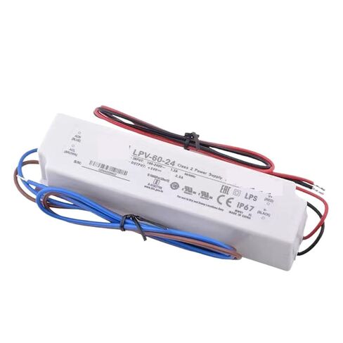 1pcs LPV-60-24 24V 2.5A 60w Single Output Switching Power Supply Waterproof Led Driver in Saudi Arabia