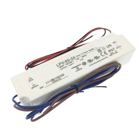 1pcs LPV-60-24 24V 2.5A 60w Single Output Switching Power Supply Waterproof Led Driver in Saudi Arabia