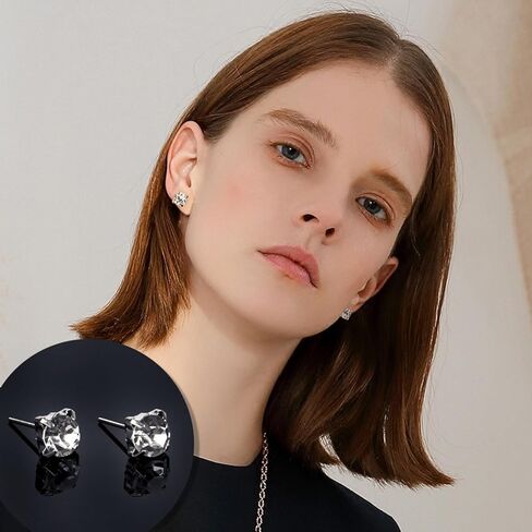 12pairs/set Stud Earrings Women Fashion Simple Crystal Earrings Pearl Minimalist Earring Wedding Jewelry Gifts in Saudi Arabia
