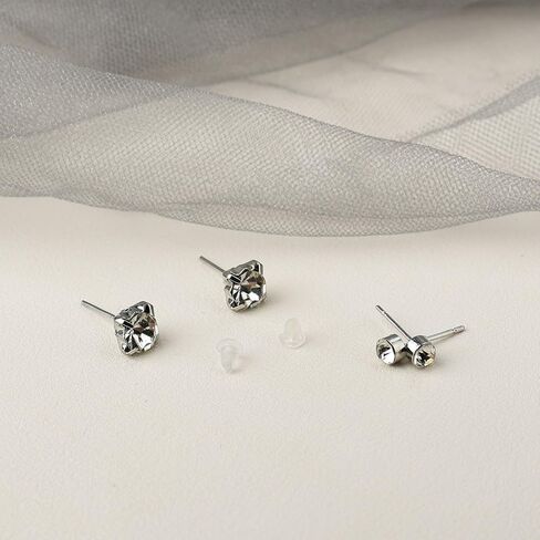 12pairs/set Stud Earrings Women Fashion Simple Crystal Earrings Pearl Minimalist Earring Wedding Jewelry Gifts in Saudi Arabia