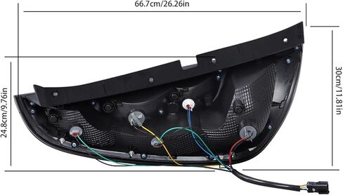 LABLT 1 Pcs Tail Light Replacement for Soul 2014 2015 2016 2017 2018 2019 Passenger Side RH Replacement for 92402B2010 in Kuwait