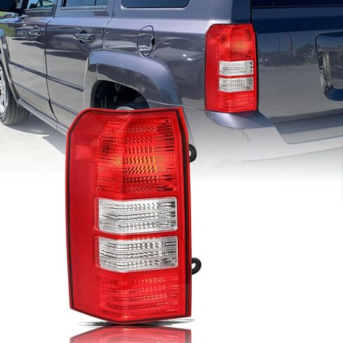 Aosky Tail Light Assembly Compatible with 2008-2017 Jeep Patriot Taillight with Brake Lamp and Reverse Bulb Left Driver Side in Saudi Arabia