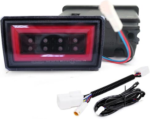 F1 Clear Lens LED Rear Fog Light Kit - Plug and Play Brake Light Compatible With 2015-2021 Subaru WRX STI Red Bar - Functions as Tail Lamp & Brake Lamp in Kuwait