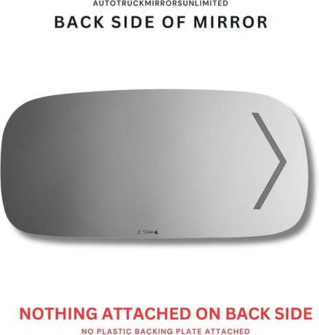 Driver Side Mirror Replacement Glass with Adhesive Pads for 2009-2011 Buick Lucerne or Cadillac DTS Side View Mirror Left LH in Kuwait