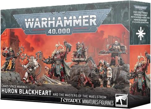 Warhammer 40K Chaos Space Marines Huron Blackheart and the Masters of the Maelstrom in Saudi Arabia